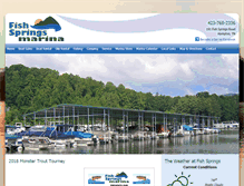Tablet Screenshot of fishspringsmarina.com